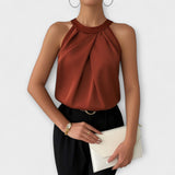 Skye - Champagne színű off-shoulder top