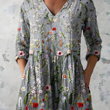 Willow | Long Blouse with V-Neck