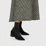 Lieselotte - Fekete T-Steg-Pumps