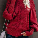 Lory | Langer Lässiger Pullover mit langen Ärmeln