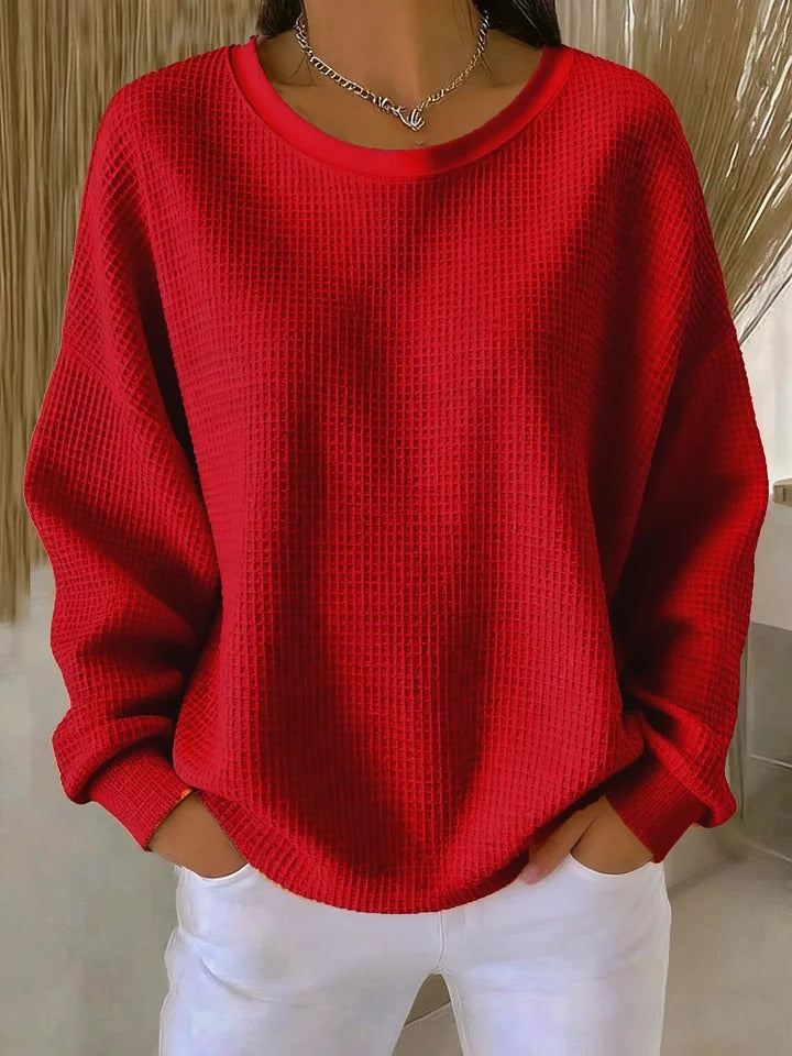Nuria | Klassischer Gofrado-Pullover