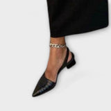 Bertlinde - Aszimmetrikus Slingback Magassarkú