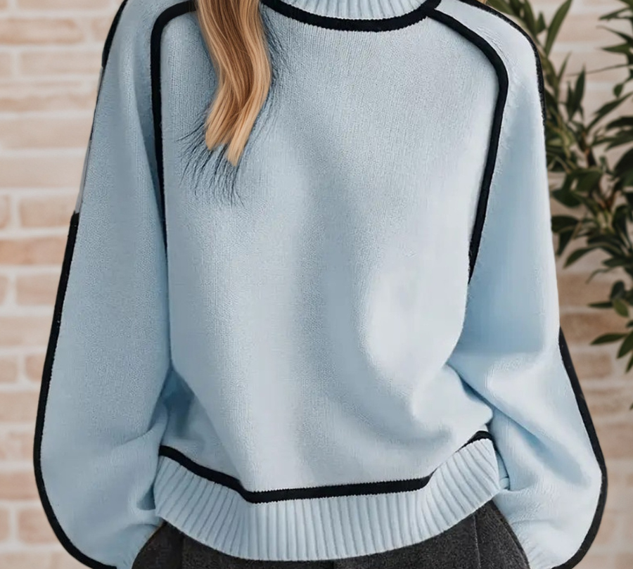 Donna | Elegáns garbó pulóver