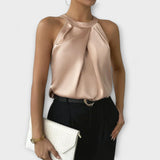 Skye - Champagne színű off-shoulder top