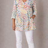 Everlee | Long Blouse with V-Neck