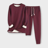 Mia - Fekete Thermo-Fleece Szett