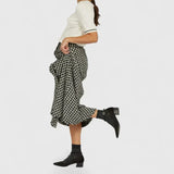 Lieselotte - Fekete T-Steg-Pumps