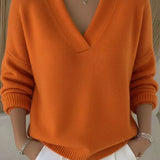 Violeta | Lockere Strickjacke mit V-Ausschnitt