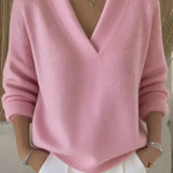 Violeta | Lockere Strickjacke mit V-Ausschnitt