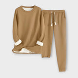 Mia - Fekete Thermo-Fleece Szett