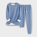 Mia - Fekete Thermo-Fleece Szett