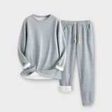 Mia - Fekete Thermo-Fleece Szett