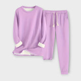 Mia - Fekete Thermo-Fleece Szett