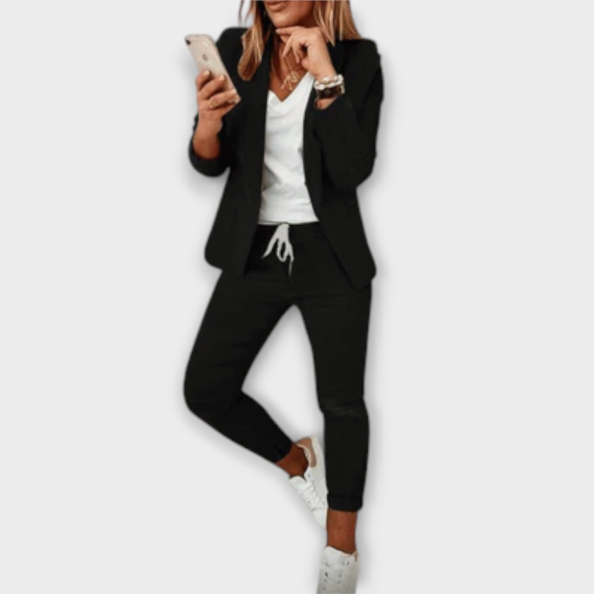 Sophia - Lila elegáns Blazer-Szett