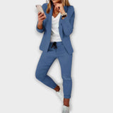 Sophia - Lila elegáns Blazer-Szett