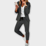 Sophia - Lila elegáns Blazer-Szett