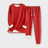 Mia - Fekete Thermo-Fleece Szett