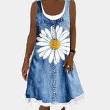 Elegáns és Puha Farmerruha