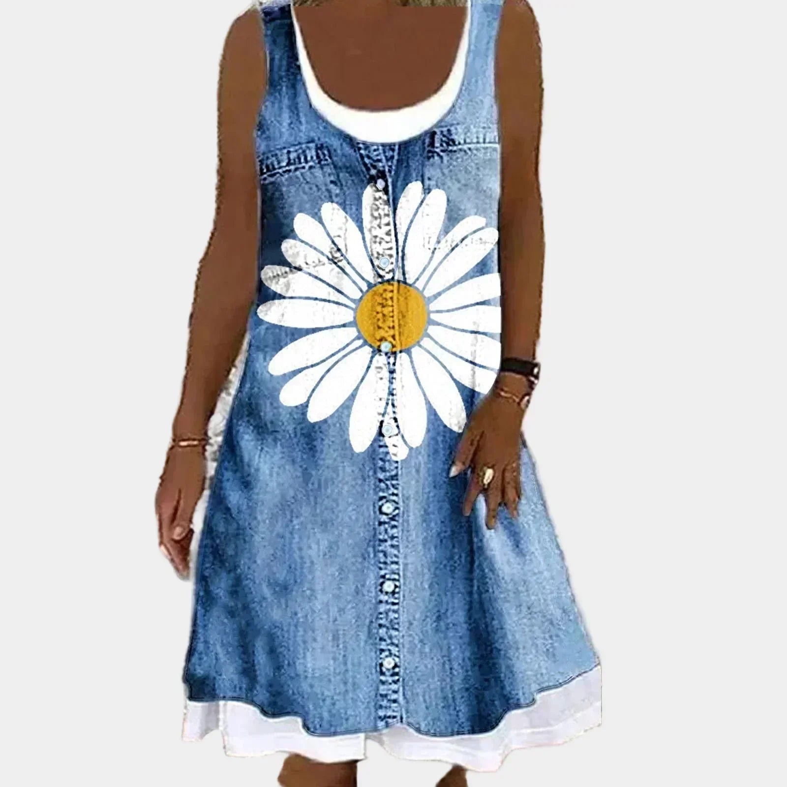 Elegáns és Puha Farmerruha