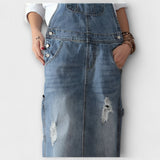Alexa - Denim stílusú maxiruha