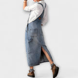 Alexa - Denim stílusú maxiruha