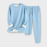 Mia - Fekete Thermo-Fleece Szett
