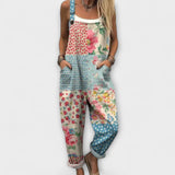 Elara - Latzhose retro patchworkkal