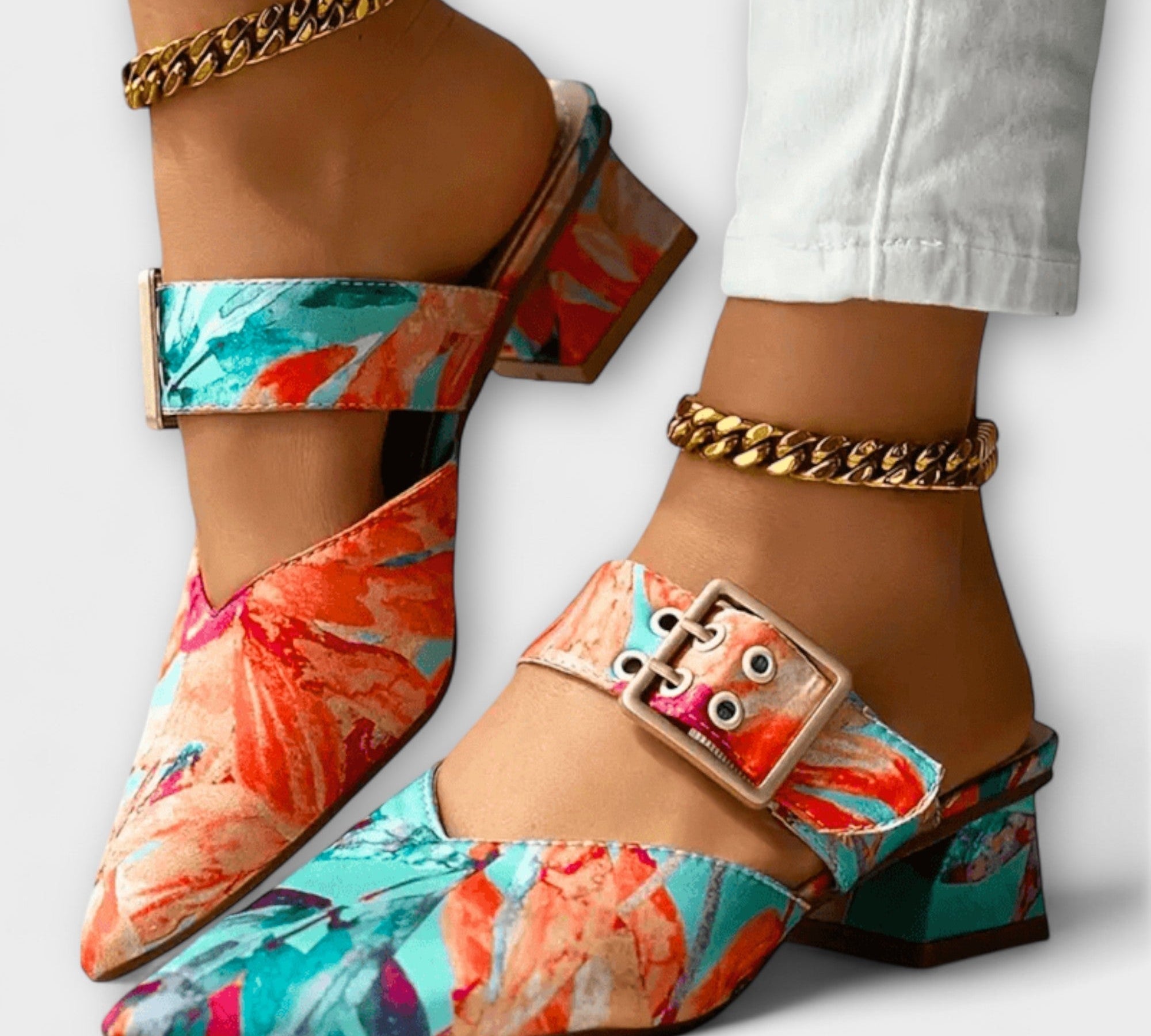 Edelgard – Colorful Comfort Heels