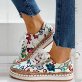 Oluchi Floral Orthopaedic Zipper Sneakers