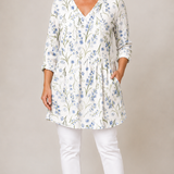 Lenora | Long Blouse with V-Neck
