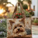 Kézzel készült steppelt táska “Yorkie Brillante”