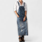 Abigail - Vintage farmer overál hasított hatású
