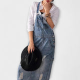 Abigail - Vintage farmer overál hasított hatású
