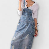 Abigail - Vintage farmer overál hasított hatású